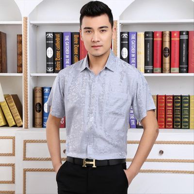 China Factory Wholesale Export 100% Silk Men's Shirts