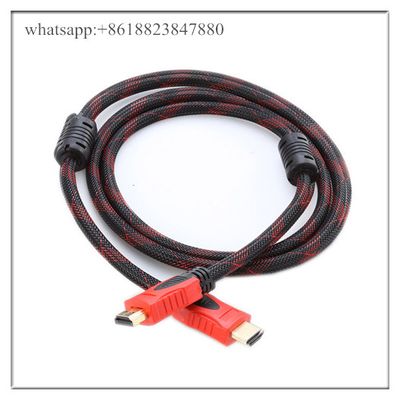 24k gold plated head Copper clad steel conductor Male-Male HDMI Cable 1.4 Version 1080p 3D 1.5M 3M 5