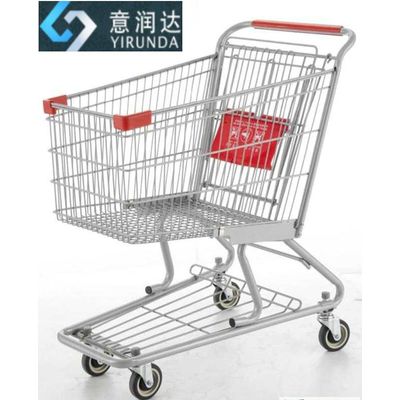 Amercian grocery shopping carts