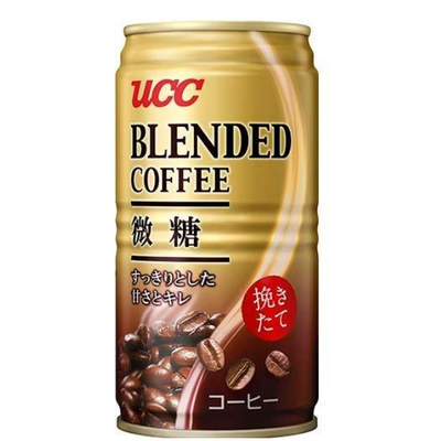UCC blended coffee, Fin Selection Fine Sugar, Can made in Japan high quality 185g