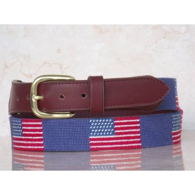 Factory Price Needlepoint Leather Belts for Men