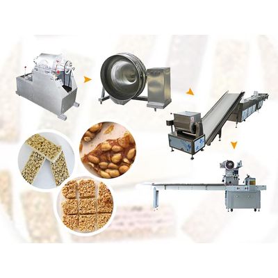 Peanut Brittle Production Line | Peanut Chikki Cereal Bar Making Machine