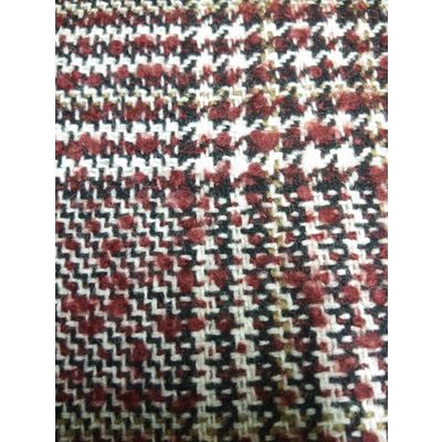 2017 hot sales fashionable woven houndstooth wool fabric 40%wool,20%acrylic,40%ployester