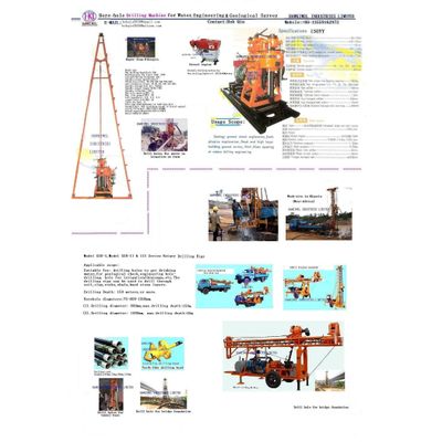 borehole drilling machine for drink water