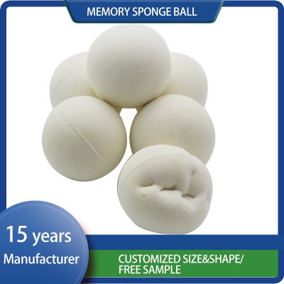 Factory Sells Custom Baby and Kids Soft Round Shape Memory Toy Sponge foam stress ball