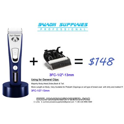 Dog coat clippers Hair clippers pet Dog brush clippers High-Speed Clipper with 3FC-1/2"-13mm