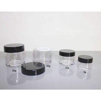 Clear PETG jar, cosmetic jar, cream jar 5g-15g-30g-50g-80g