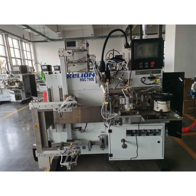 HSC 790E CNC automatic PCD TCT circular saw blade brazing machine with wire and strap solder with ro