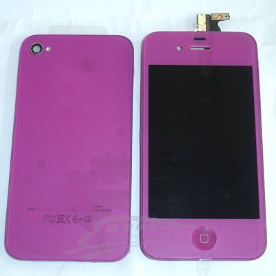 High Quality Plating Conversion Kit For Iphone 4 Plated Purple