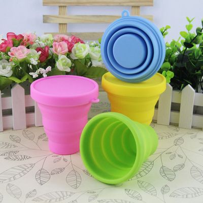Foldable silicone travel cup coffee camping cup