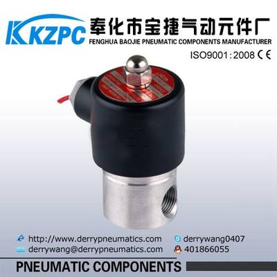 Stainless Steel 24v dc two position solenoid valve