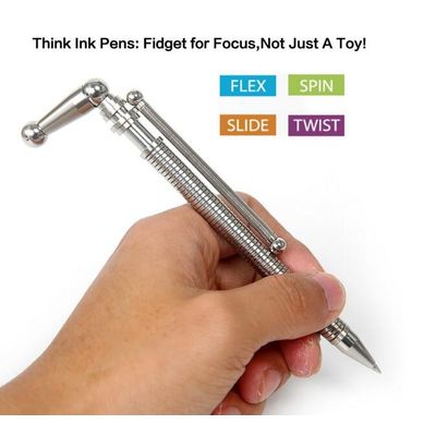 Creative Gift Magnetic Hand Fidget Spinner Pen, Think Ink Pen for focus