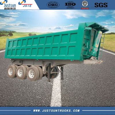 End Dump Trailers, Tri Axle, 27-40 m3, Kerb Weight 9300-10500kg