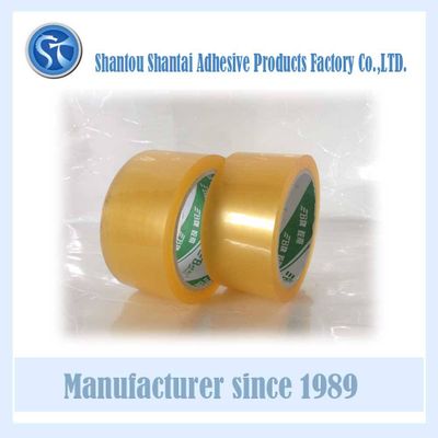 Strong adhesive no bubble transparent tape for carton packing