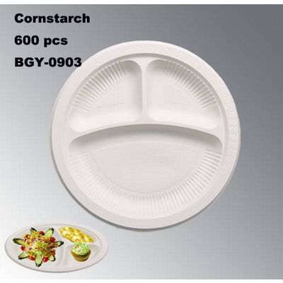BGY-0903 Cornstarch food using Plate disposable degradable