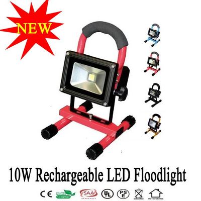 10W Portable LED Floodlight Emergency Rechargeable Lamp Camping Light Lamp Waterproof +2 Charger