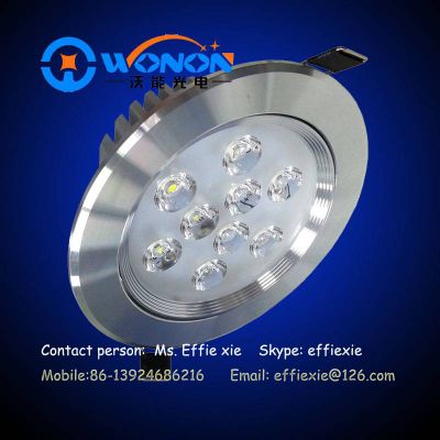 9w dimmable recessed led ceiling lighting