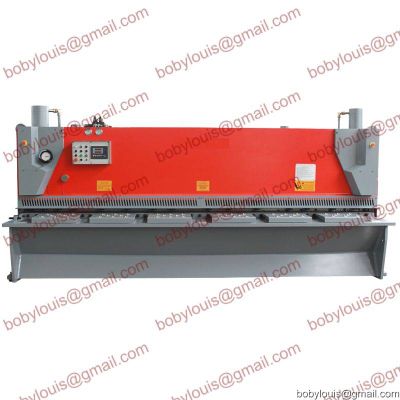 Hydraulic guillotine shear for sheet metal shearing QC11Y-6X4000