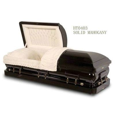 Solid Wood Casket Made from China (HT-0403)