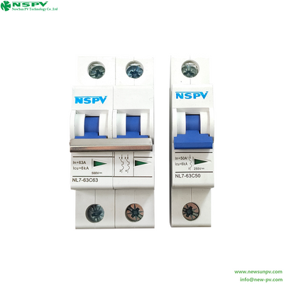 MCB miniature circuit breaker and mcb lockout mcb toggle lock dc circuit breaker mini mcb for ac
