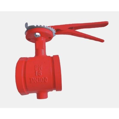 Fire Protection Groove End Concentric Butterfly Valve