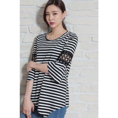 New style Fashion Summer 3/4 Sleeve T-shirt Tops