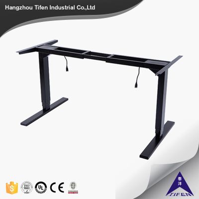 China factory price ergonomics electric height adjustable sit stand up desk
