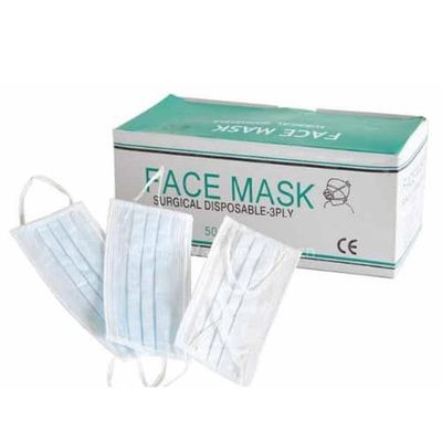 Non-woven Surgical Face Mask Disposable with tie-on BFE>99%