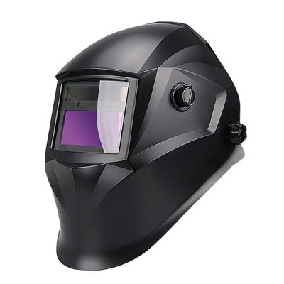 black auto darkening welding helmet