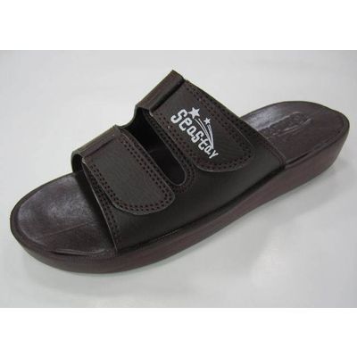 synthetic leather slipper for men