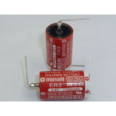 3.6V Li/SOCl2 battery ER3(Maxell)