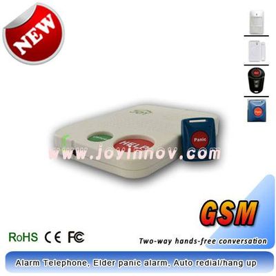Wireless Elder Alarm Telephone, GSM Emergency Caller with two-way hands-free conversation