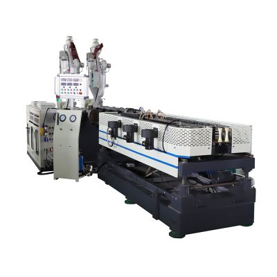 corrugated plastic pipe extrusion machine making double wall corrugated pipe