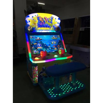 Indoor amusement Arcade Mini Go fishing Coin Operated Tickets/capsules Redemption Games