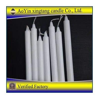 Church votive candle religious use white candle