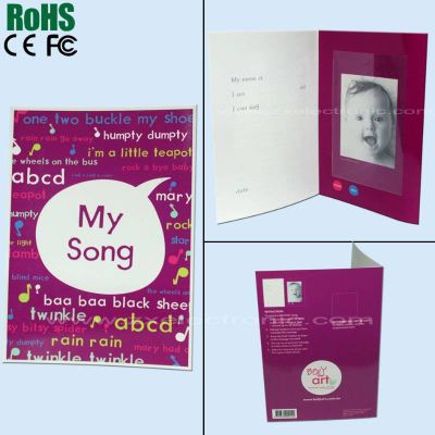 Very Lovely Voice Recording Greeting Card With Photo Frame