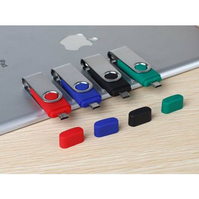 Classic type rotate OTG USB flash drive with stainless steel housing