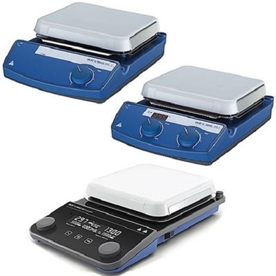 Magnetic stirrer IKA Plate (RCT digital), Heater and magnetic stirrer MH 15, C-MAG HS 7 Package, RH
