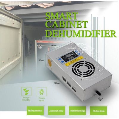 Intelligent dehumidifier for cabinet