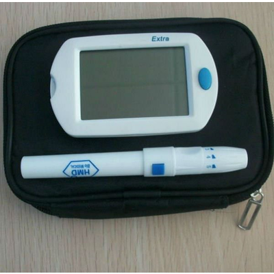 Home use blood test machine glucometer blood testing equipment with strips