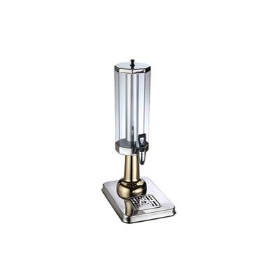 Small Juice Dispenser, Made of Stainless Steel and Polycarbonate