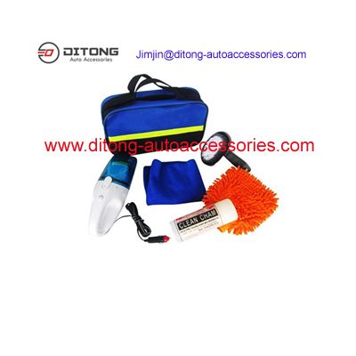 6pcs car wash cleaning Combination kit in blue bag