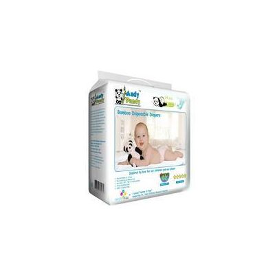 Andy Pandy-Size Small (6-16lbs)-Premium Bamboo Disposable Diapers-Give the Best To Your Baby & Be Go