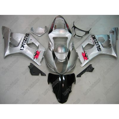 GSX-R1000 2003 to 2004 moto fairing aftermarket Original Silver body kits