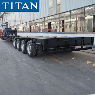 4 Axle 100 Ton Removable Gooseneck Lowboy Trailer for Sale in Chile