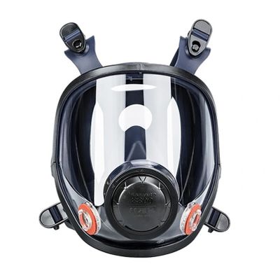 silicone chemical respirator full face with double vapor filters