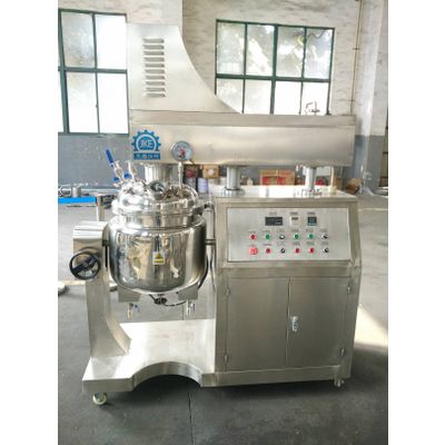 CE Approved Automatic Lotion Lipstick Mixer Cosmetic Cream Gel Making Machine with High Speed Homoge