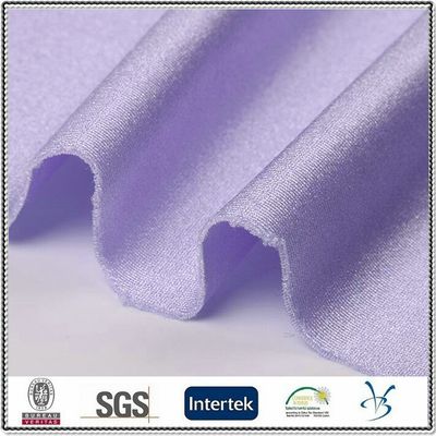 polyester spandex shinny bright stretch fabric for swimwear yoga blend