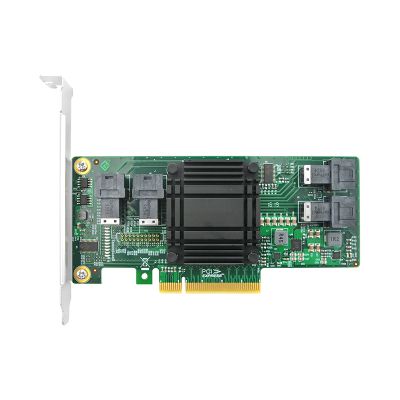 Linkreal 4 Port PCIe 3.0 x8 to Internal SFF-8643 NVMe Adapter
