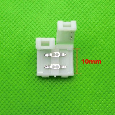 2pin 10mm Free Solder led strip Connector For 5050 5630 5730 Single Color LED Strip
